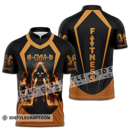 Unisex Shirt - Custom Text Shirt Fitness style option 2