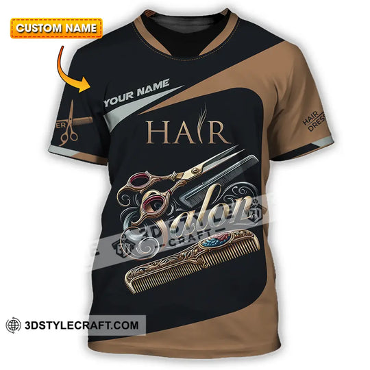 Unisex Shirt - Custom Text Shirt For Hair Salon style option 1