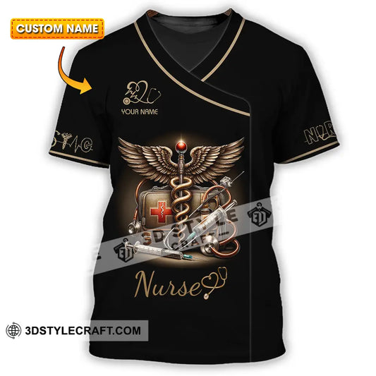 Unisex Shirt - Custom Text Shirt For Nurse Nurselife Nursing T-shirt