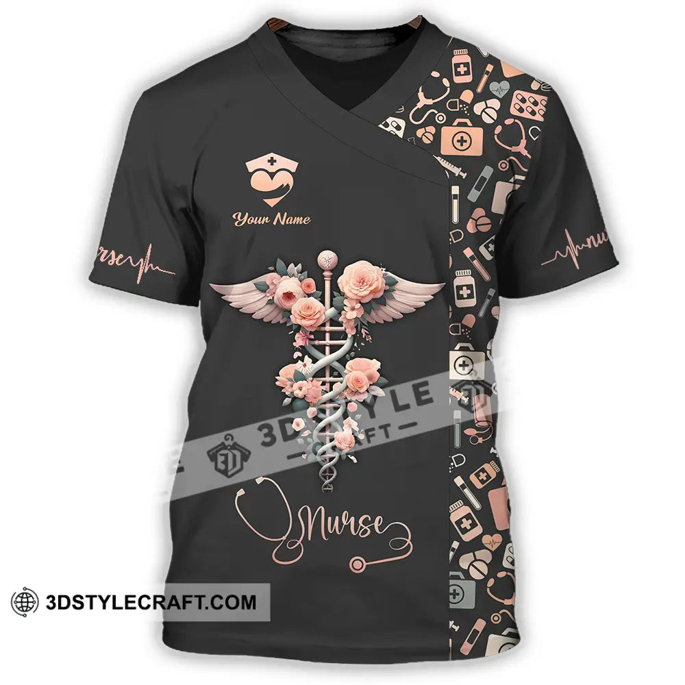 Unisex Shirt - Custom Text Shirt For Nurse Nurselife Nursing T-Shirt / S T-shirt