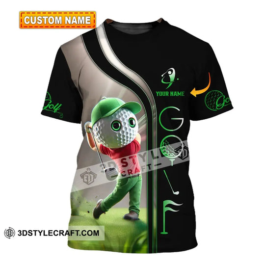 Unisex Shirt - Custom Text Shirt Golf Man style option 1