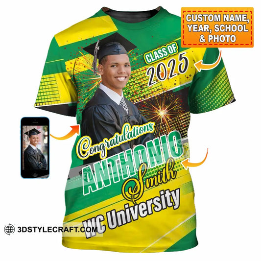 Unisex Shirt - Custom Text Shirt Graduation Shirt T-shirt