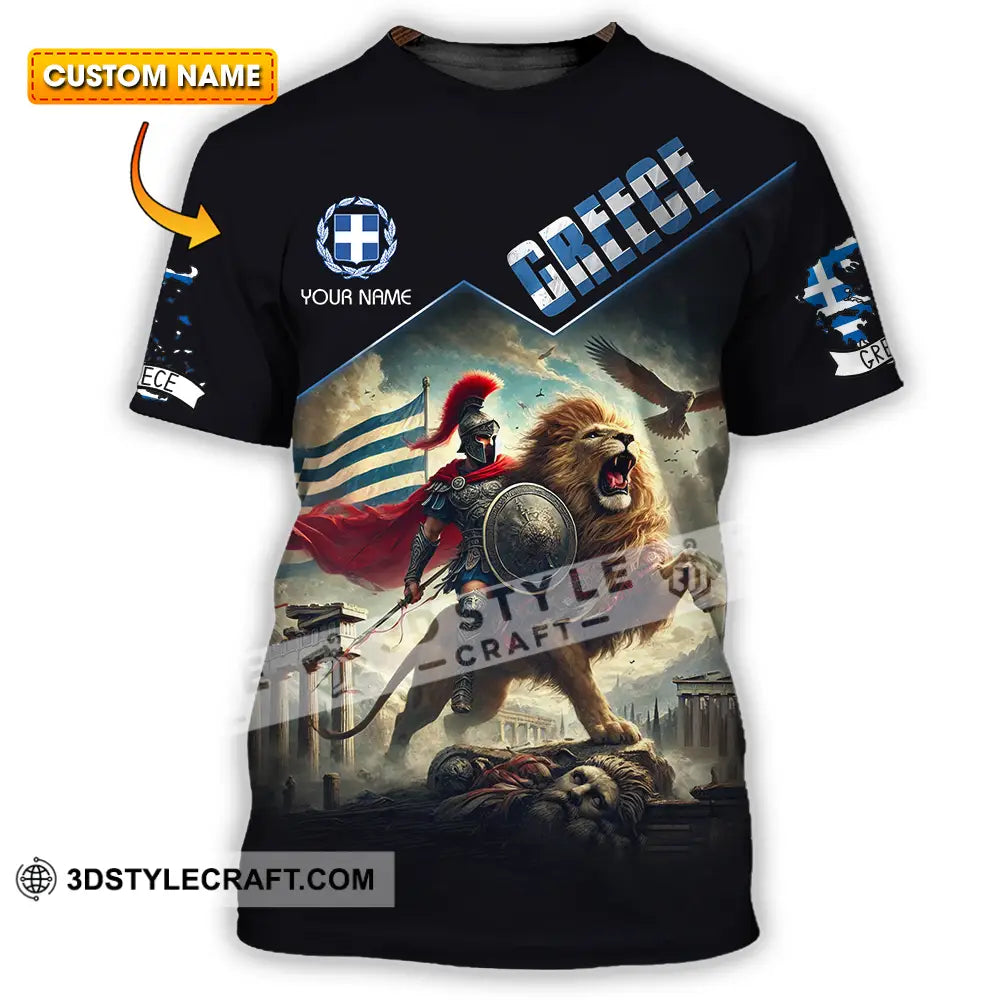 Unisex Shirt - Custom Text Greece T-Shirt