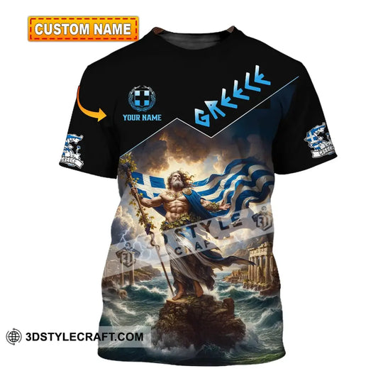 Unisex Shirt - Custom Text Shirt Greece style option 1