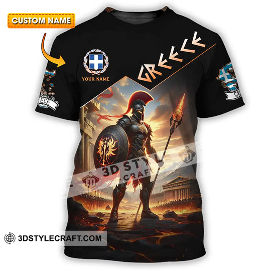 Unisex Shirt - Custom Text Shirt Greece style option 1