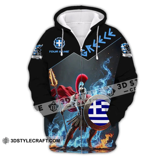 Unisex Shirt - Custom Text Shirt Greece style option 3