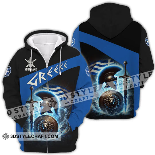 Unisex Shirt - Custom Text Shirt Greece style option 4