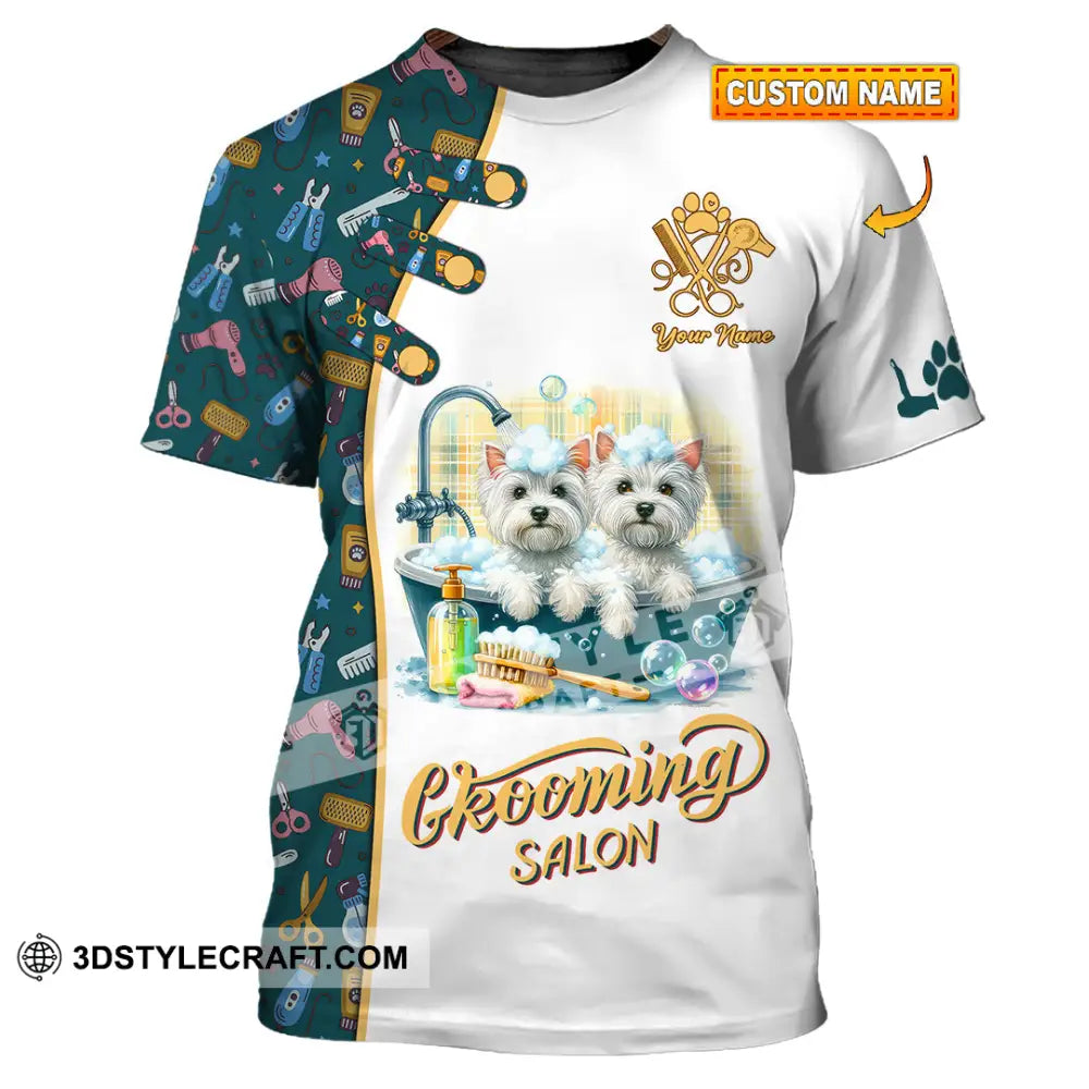 Unisex Shirt - Custom Text Shirt Groom Salon Shirt T-shirt