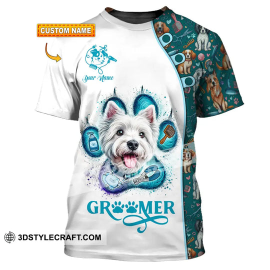 Unisex Shirt - Custom Text Shirt, Groomer Shirt style option 1