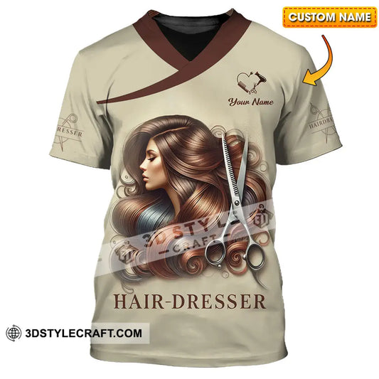 Unisex Shirt - Custom Text Hair Dresser T-Shirt