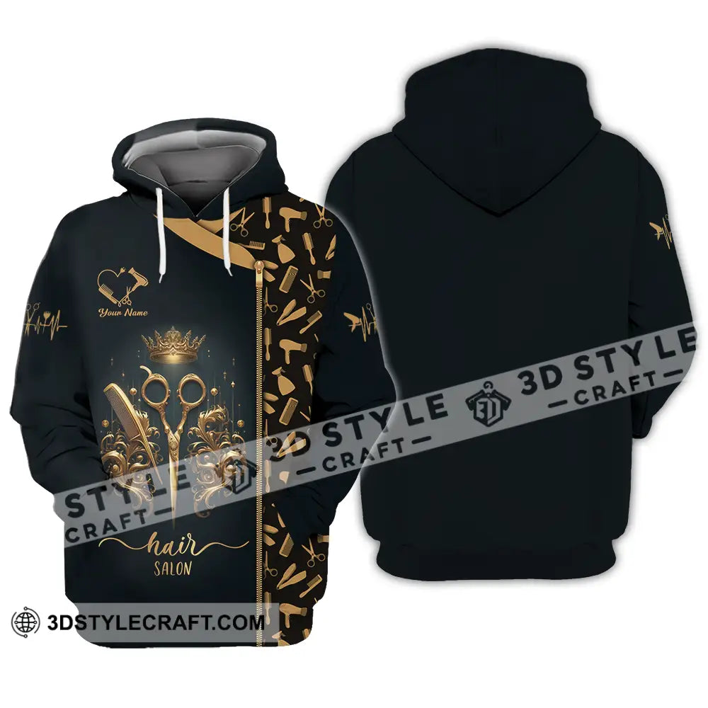 Unisex Shirt - Custom Text Hair Salon Hoodie / S T-Shirt