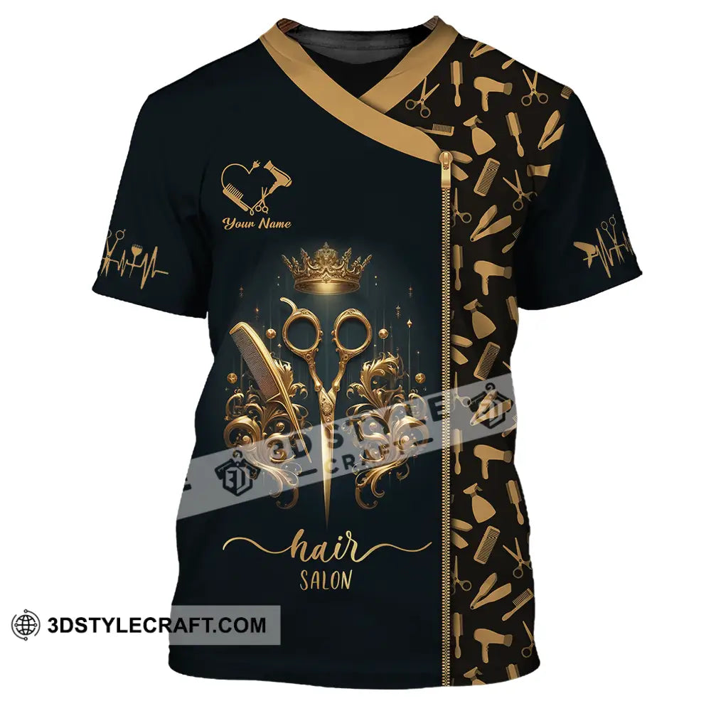 Unisex Shirt - Custom Text Hair Salon T-Shirt / S T-Shirt
