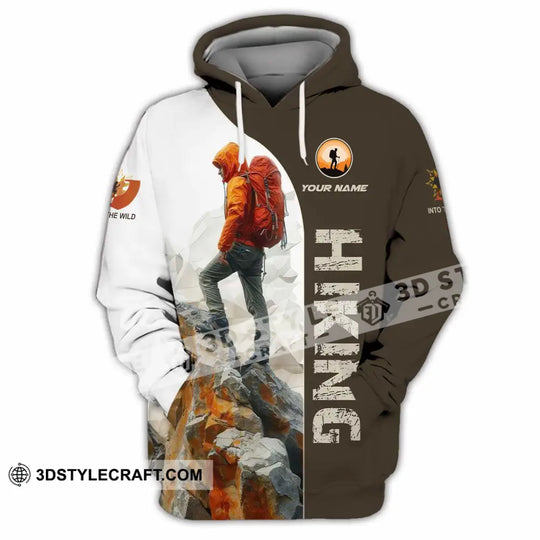 Unisex Shirt - Custom Text Shirt, Hiking Shirt style option 4