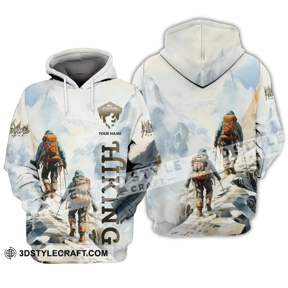 Unisex Shirt - Custom Text Shirt Hiking Hoodie / S T-shirt