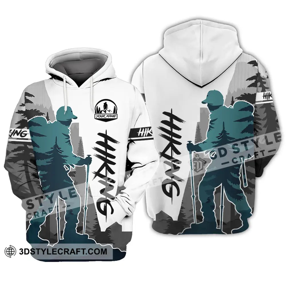 Unisex Shirt - Custom Text Hiking Hoodie / S T-Shirt