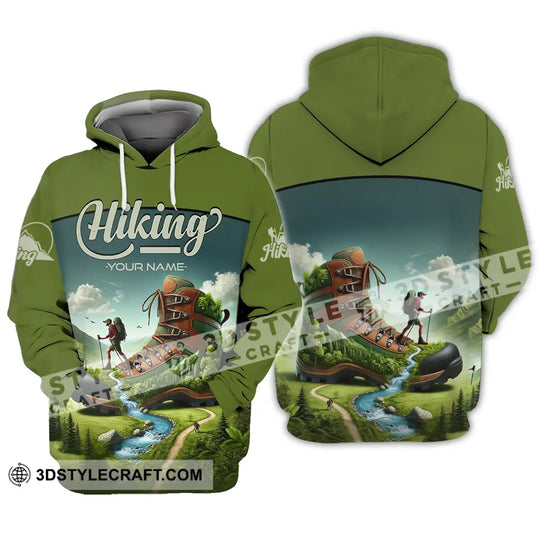 Unisex Shirt - Custom Text Shirt, Hiking Shirt style option 3