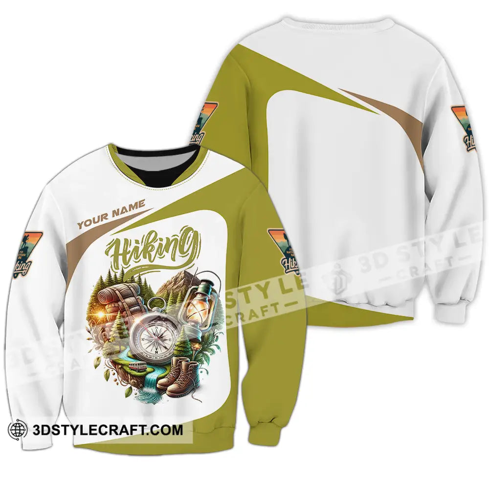 Unisex Shirt - Custom Text Shirt Hiking Shirt Long Sleeve / S T-shirt