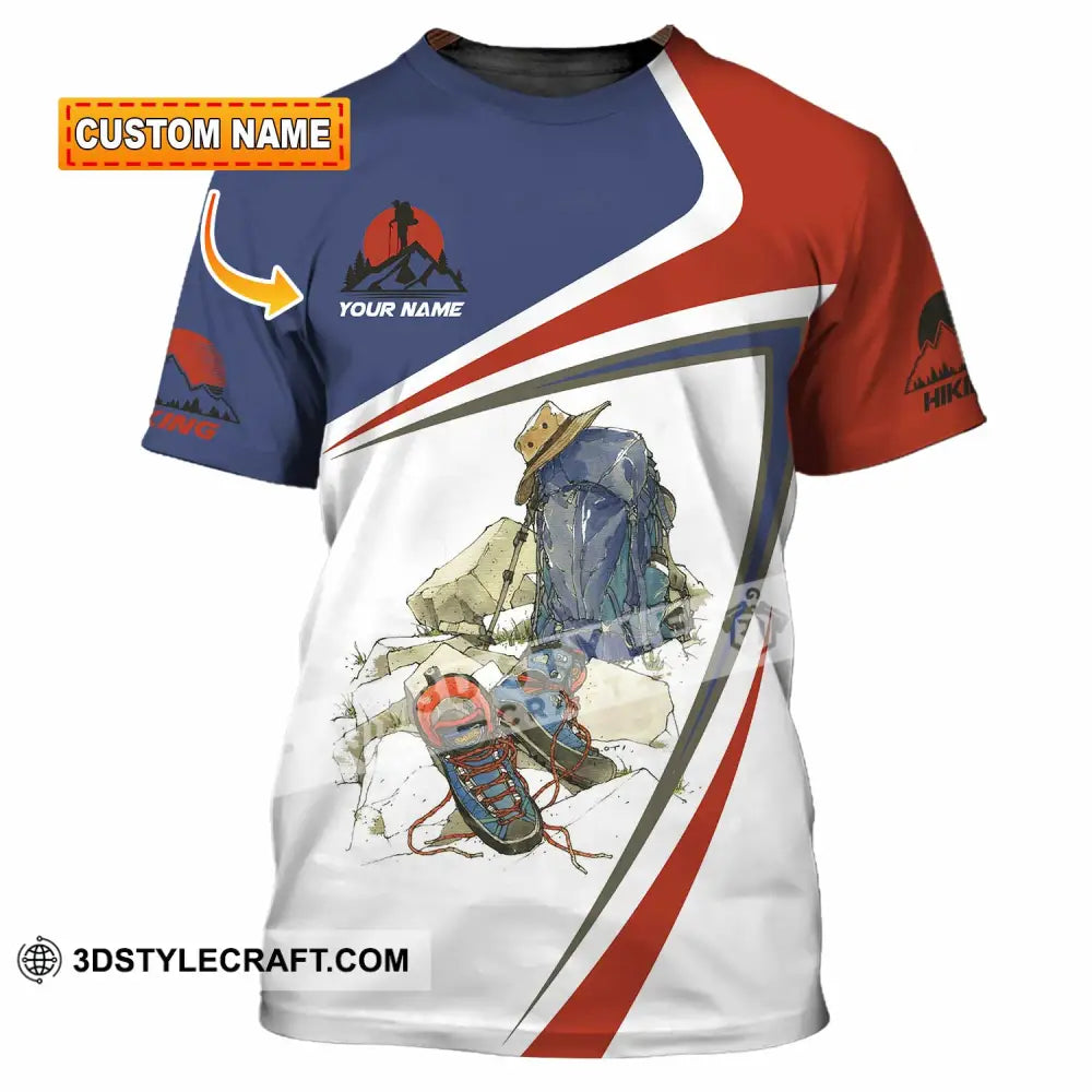 Unisex Shirt - Custom Text Hiking Lover T-Shirt