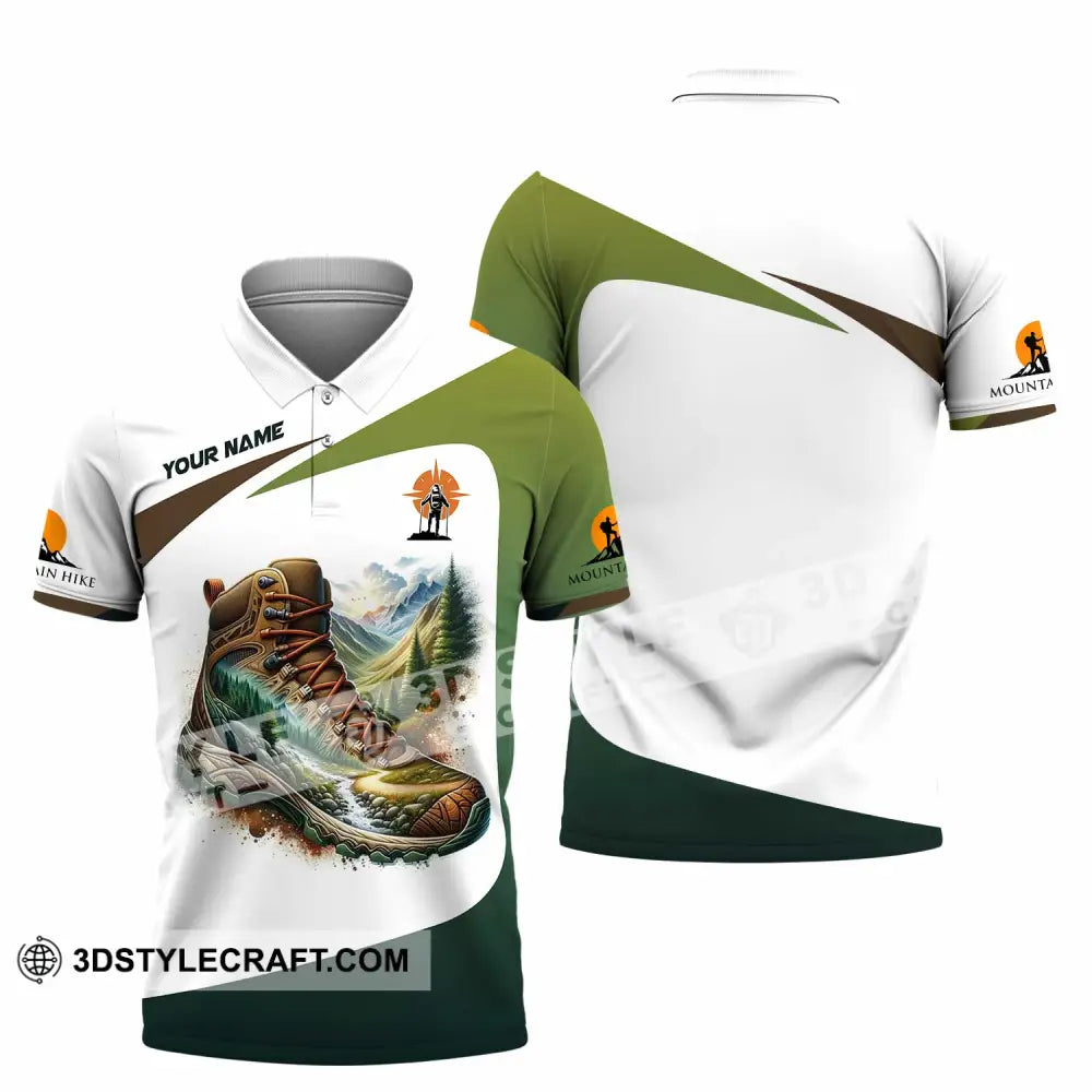 Unisex Shirt - Custom Text Hiking Polo / S T-Shirt