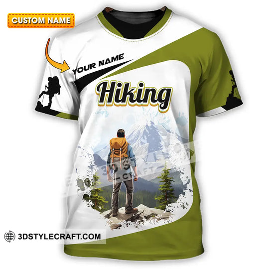 Unisex Shirt - Custom Text Shirt Hiking style option 1