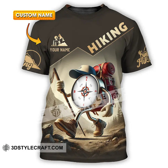 Unisex Shirt - Custom Text Shirt, Hiking Shirt style option 1