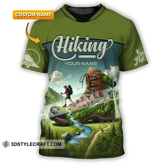 Unisex Shirt - Custom Text Shirt Hiking Shirt T-shirt