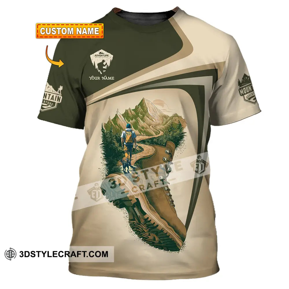 Unisex Shirt - Custom Text Shirt Hiking T-shirt