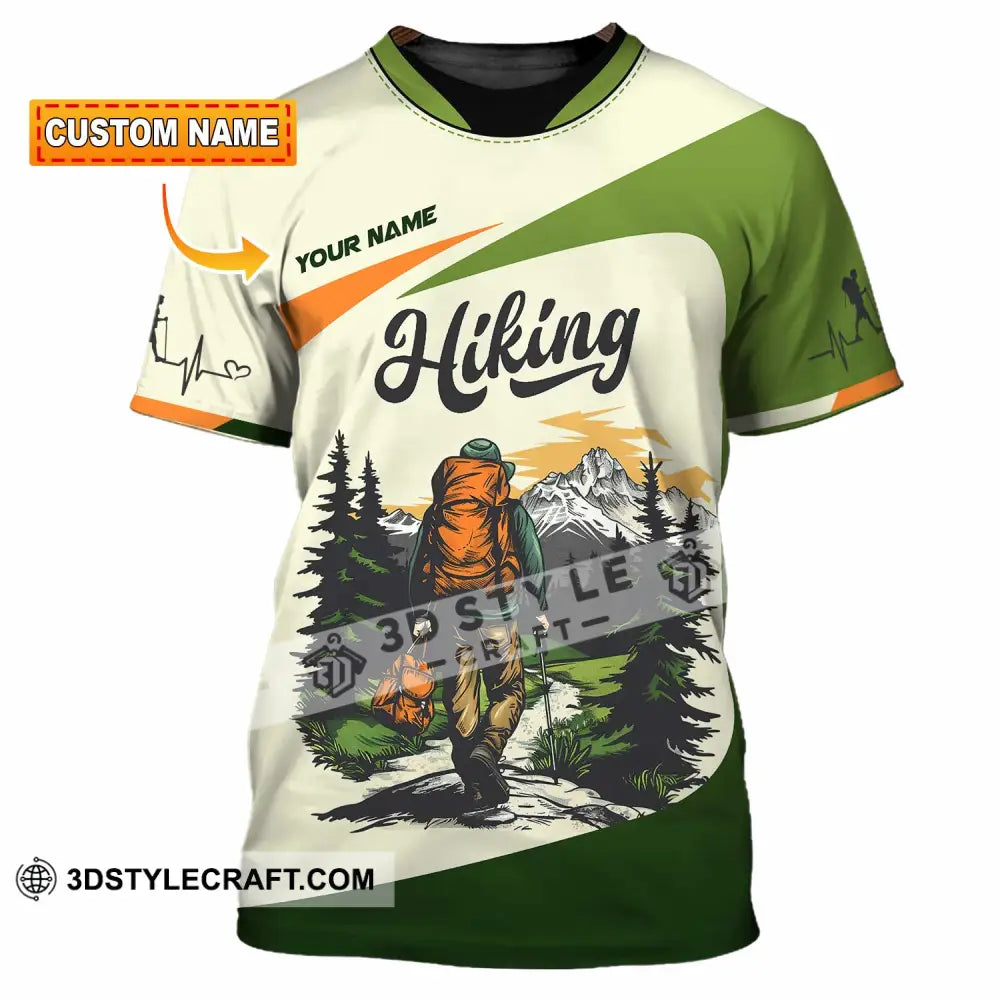 Unisex Shirt - Custom Text Shirt Hiking Shirt T-shirt