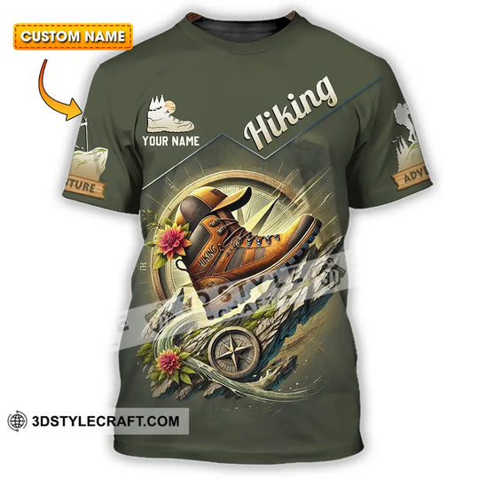 Unisex Shirt - Custom Text Shirt Hiking style option 1