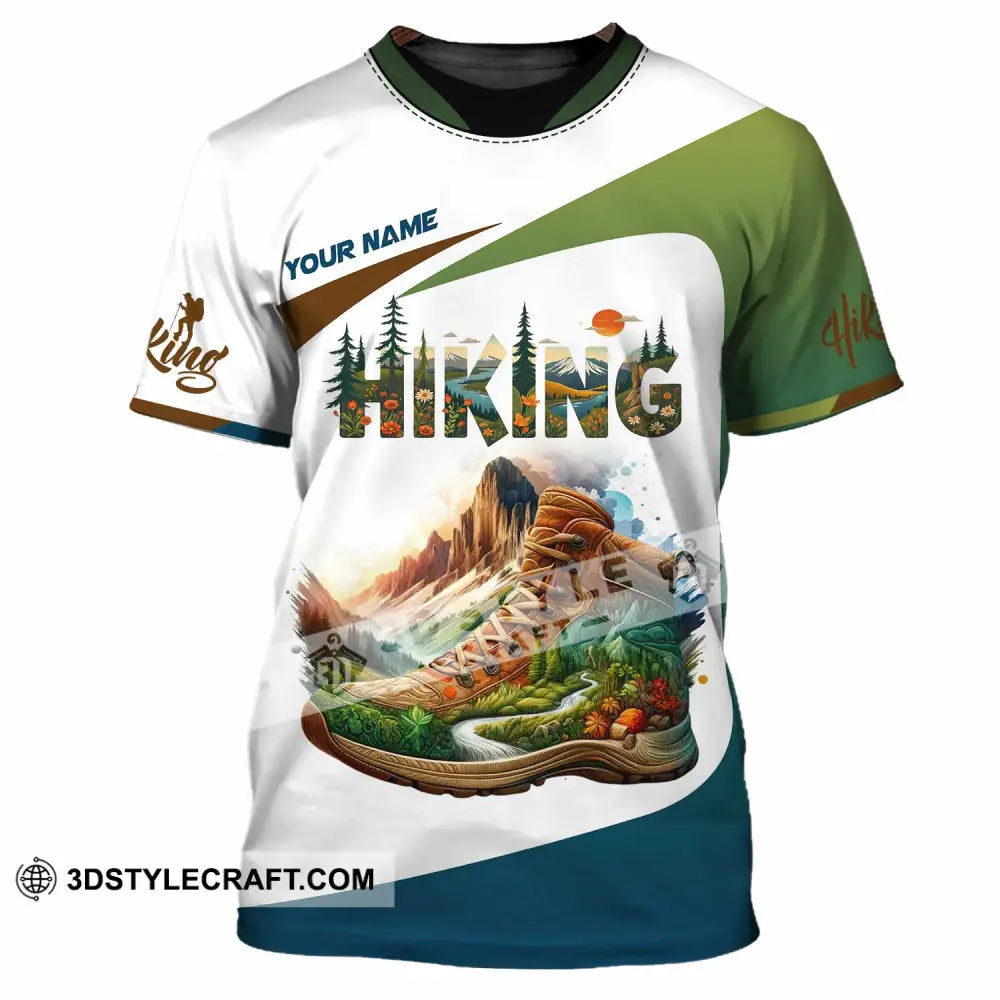 Unisex Shirt - Custom Text Shirt Hiking Shirt T-Shirt / S T-shirt