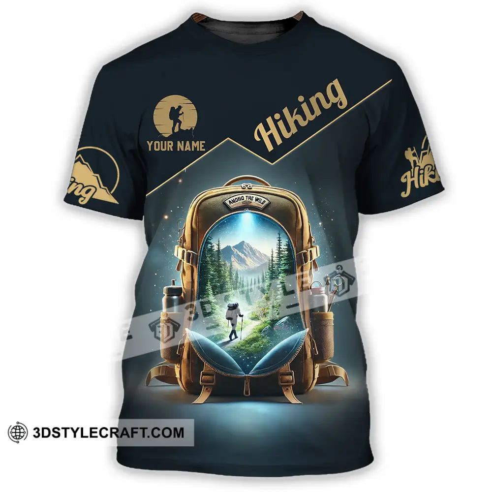 Unisex Shirt - Custom Text Shirt Hiking Shirt T-Shirt / S T-shirt