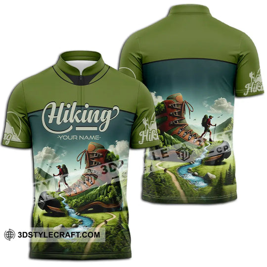 Unisex Shirt - Custom Text Shirt, Hiking Shirt style option 2