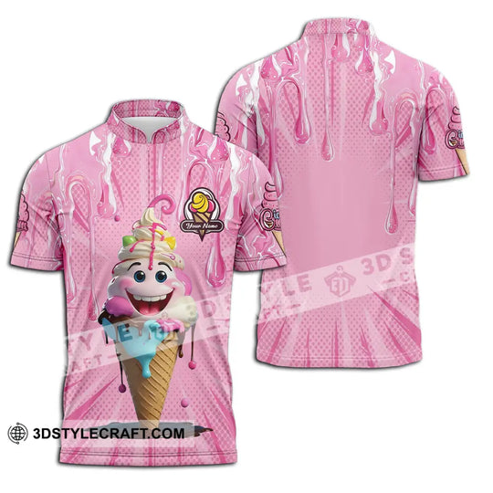 Unisex Shirt - Custom Text Shirt, Ice Cream style option 2