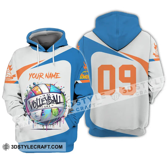 Unisex Shirt - Custom Text Shirt In My Volleyball style option 3