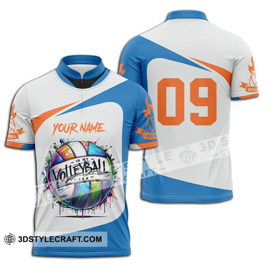 Unisex Shirt - Custom Text Shirt In My Volleyball style option 2