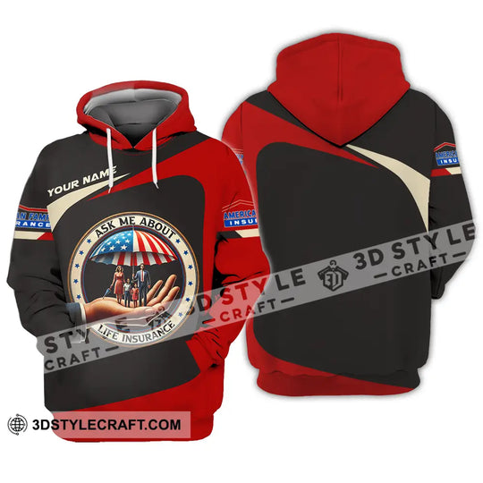 Unisex Shirt - Custom Text Shirt Insurance America style option 3