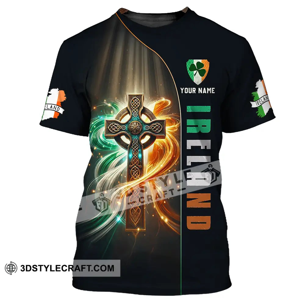 Unisex Shirt - Custom Text Ireland T-Shirt / S T-Shirt