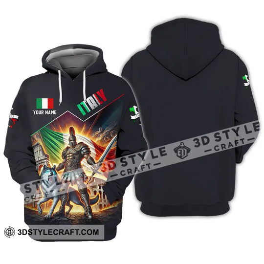 Unisex Shirt - Custom Text Shirt, Italy Shirt style option 3