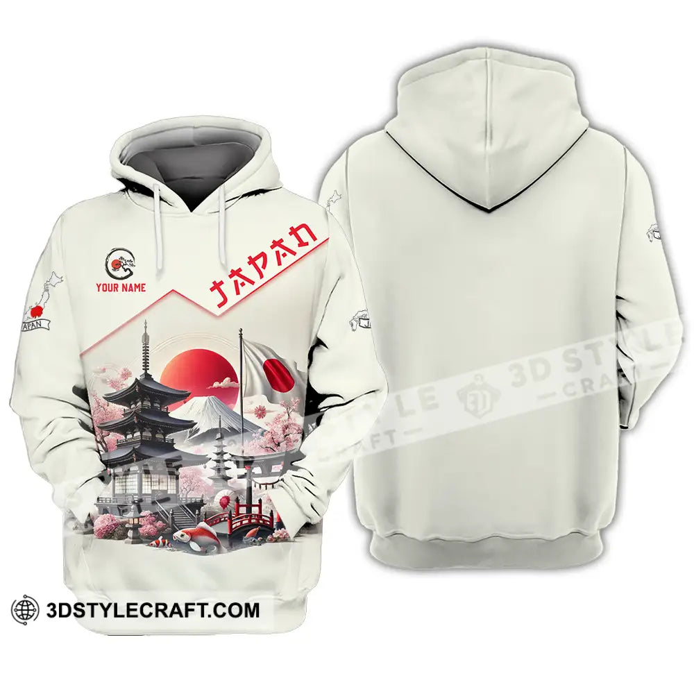 Unisex Shirt - Custom Text Japan Hoodie / S T-Shirt