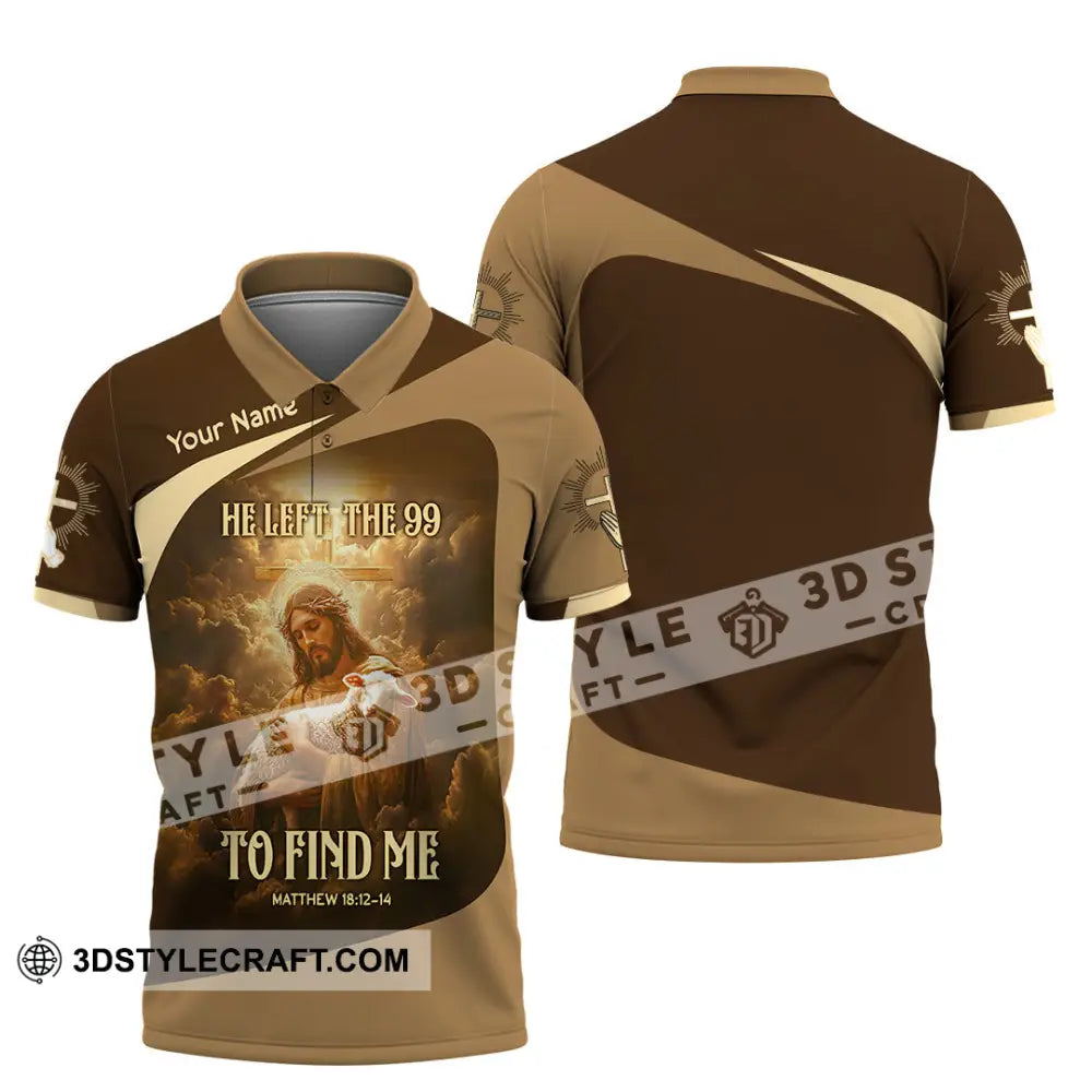 Unisex Shirt - Custom Text Jesus To Find Me Polo / S T-Shirt