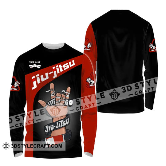 Unisex Shirt - Custom Text Shirt, Jiu Jitsu Shirt style option 4