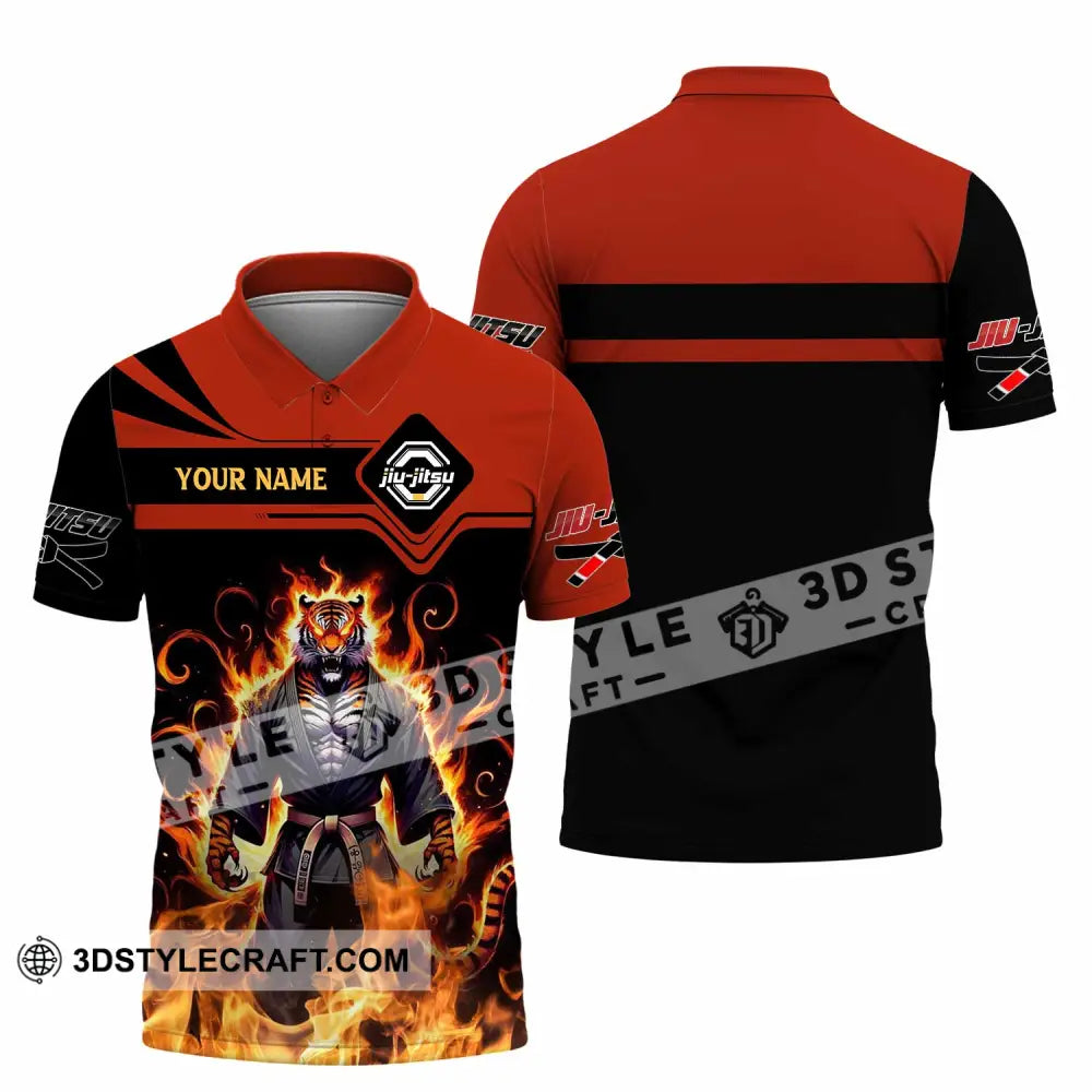 Unisex Shirt - Custom Text Shirt Jiu Jitsu Shirt Polo Shirt / S T-shirt