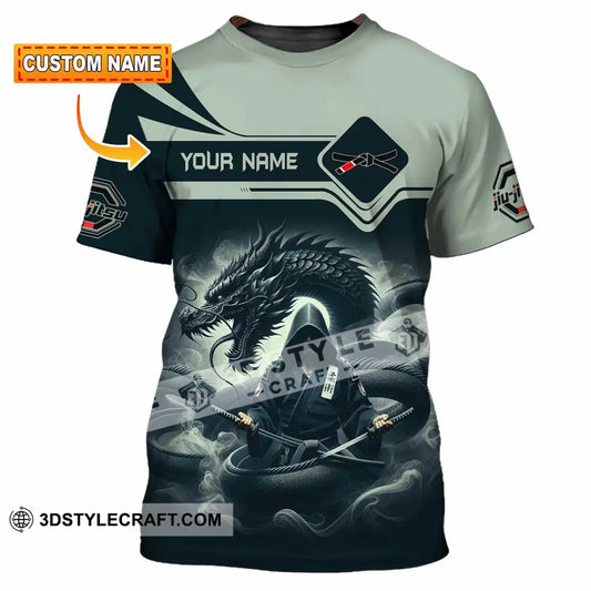 Unisex Shirt - Custom Text Shirt Jiu Jitsu T-shirt