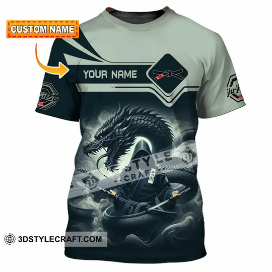Unisex Shirt - Custom Text Shirt, Jiu Jitsu style option 1