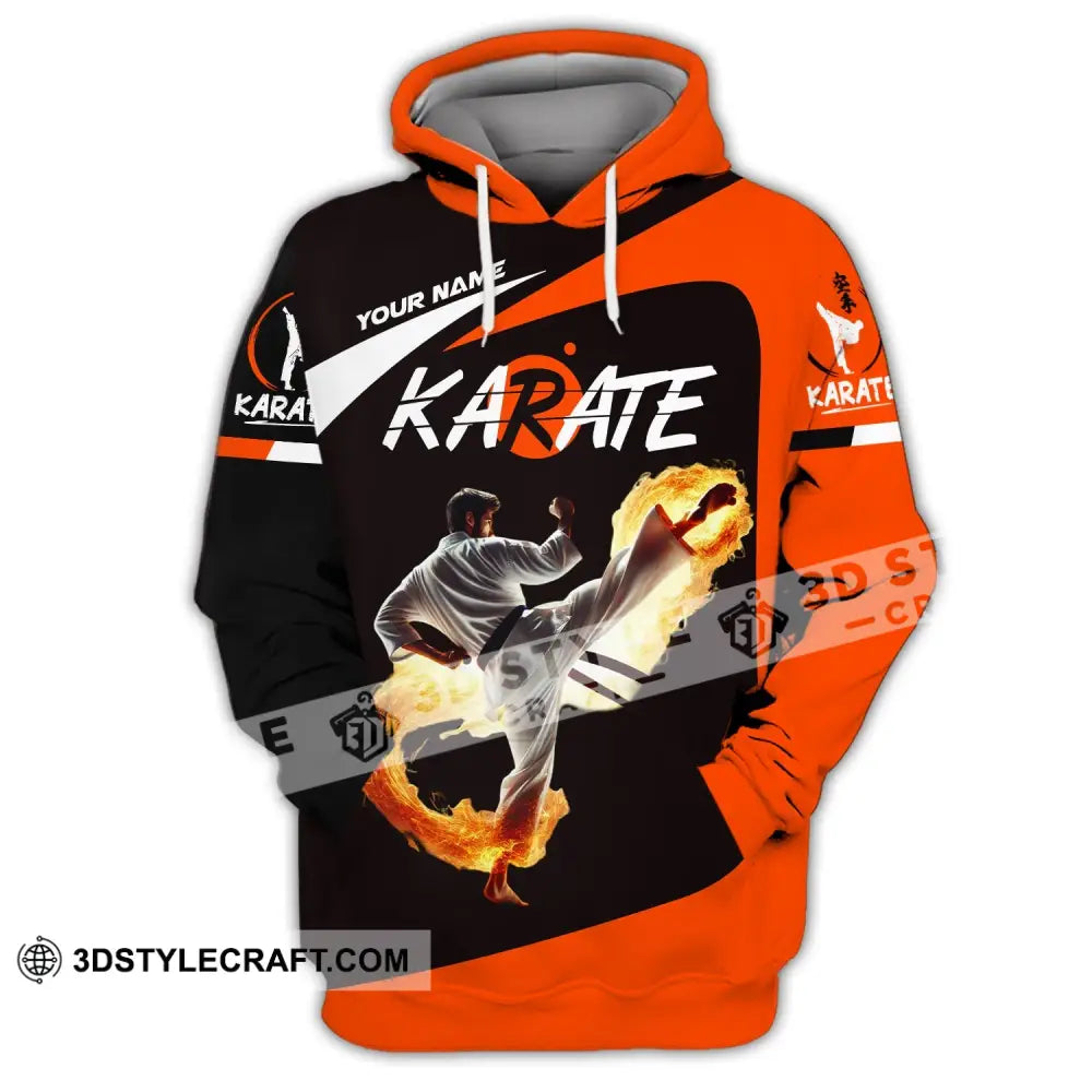 Unisex Shirt - Custom Text Karate Hoodie / S T-Shirt