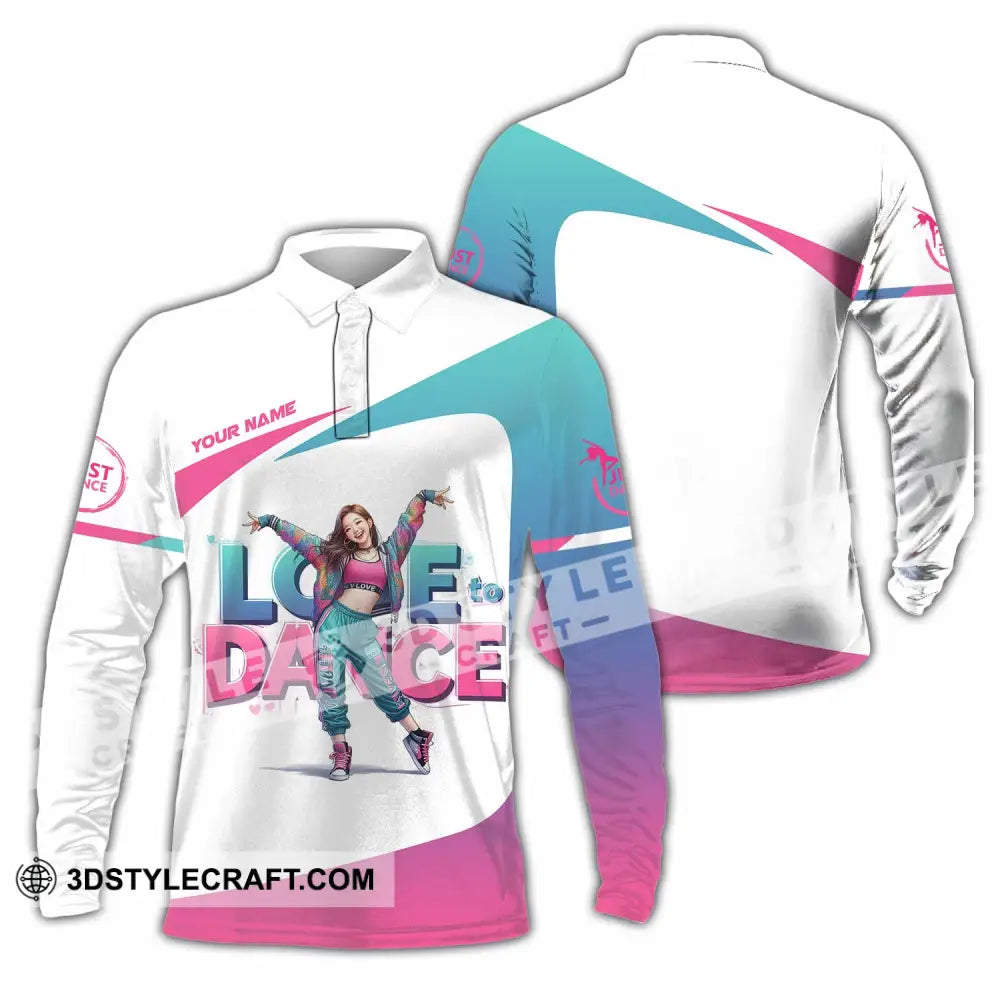 Unisex Shirt - Custom Text Shirt Last Dance Shirt Long Sleeve Polo / S T-shirt