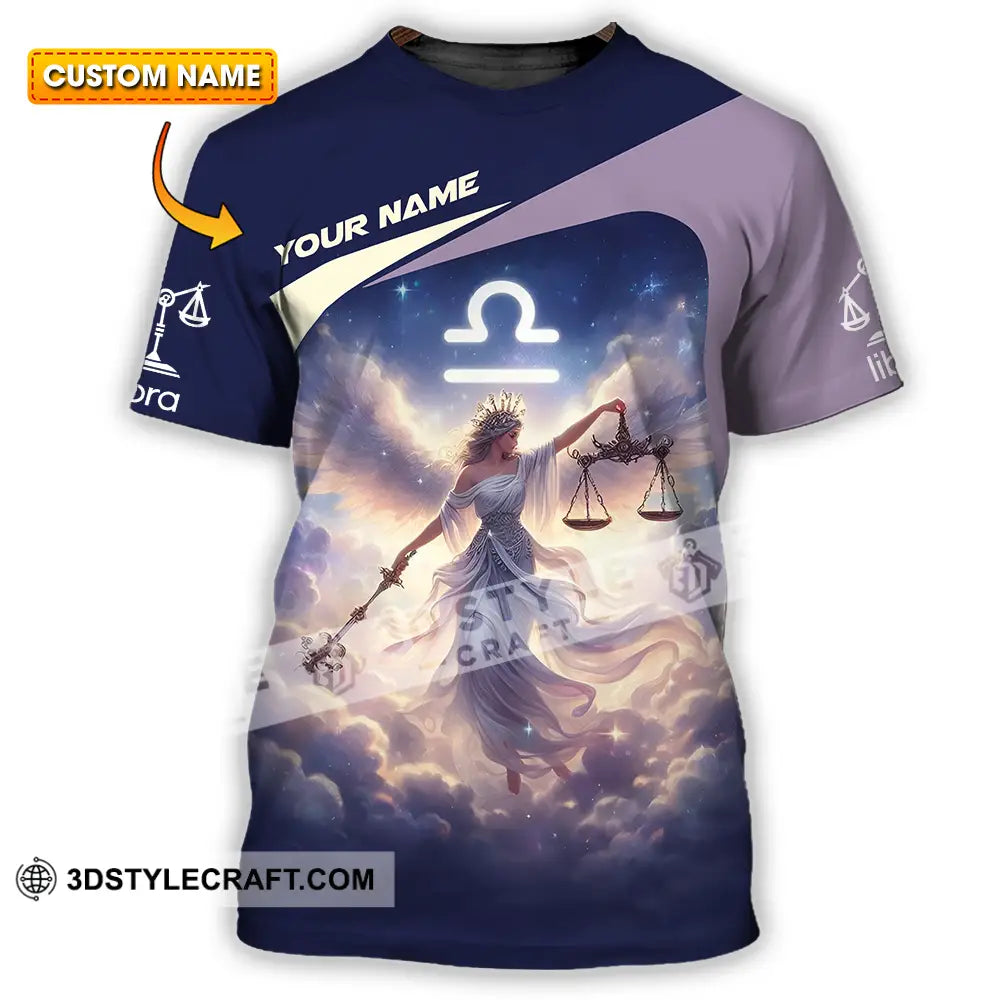 Unisex Shirt - Custom Text Libra T-Shirt