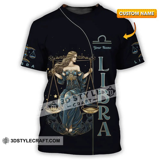 Unisex Shirt - Custom Text Libra T-Shirt