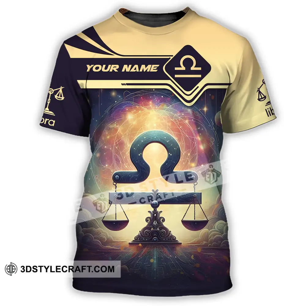 Unisex Shirt - Custom Text Libra T-Shirt / S T-Shirt