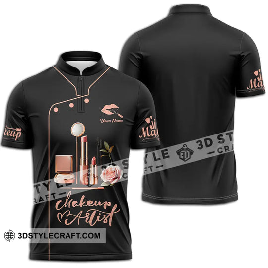 Unisex Shirt - Custom Text Shirt, Make Up Artist Shirt style option 2